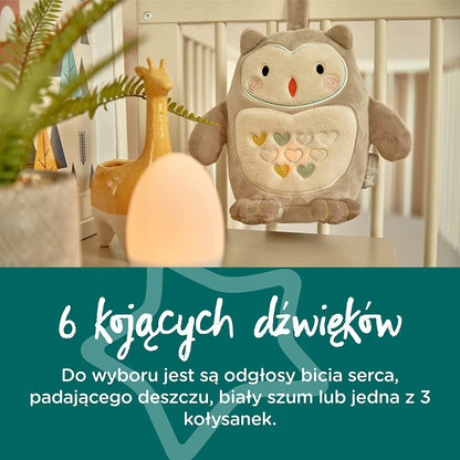 TOMMEE TIPPEE Sova Ollie MAZLÍČEK zvuky bez lampičky