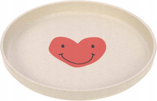 LÄSSIG Happy Heart tányér műanyag és cellulóz nélkül 17,8 cm