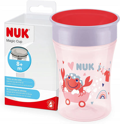 NUK Magic Cup HRNEK NEKAPEK 230 ml náustek 360 stupňů