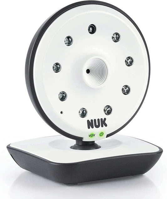 NUK dodatkowa kamera do niani elektronicznej Eco Control 550VD, biało-grafitowa, tryb Eco i FHSS