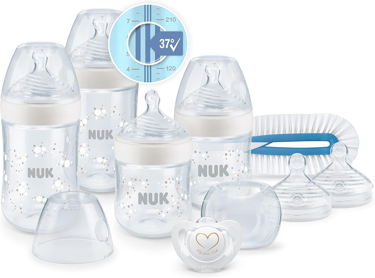 NUK sada lahví a příslušenství Perfect Start Nature Sense 0-18