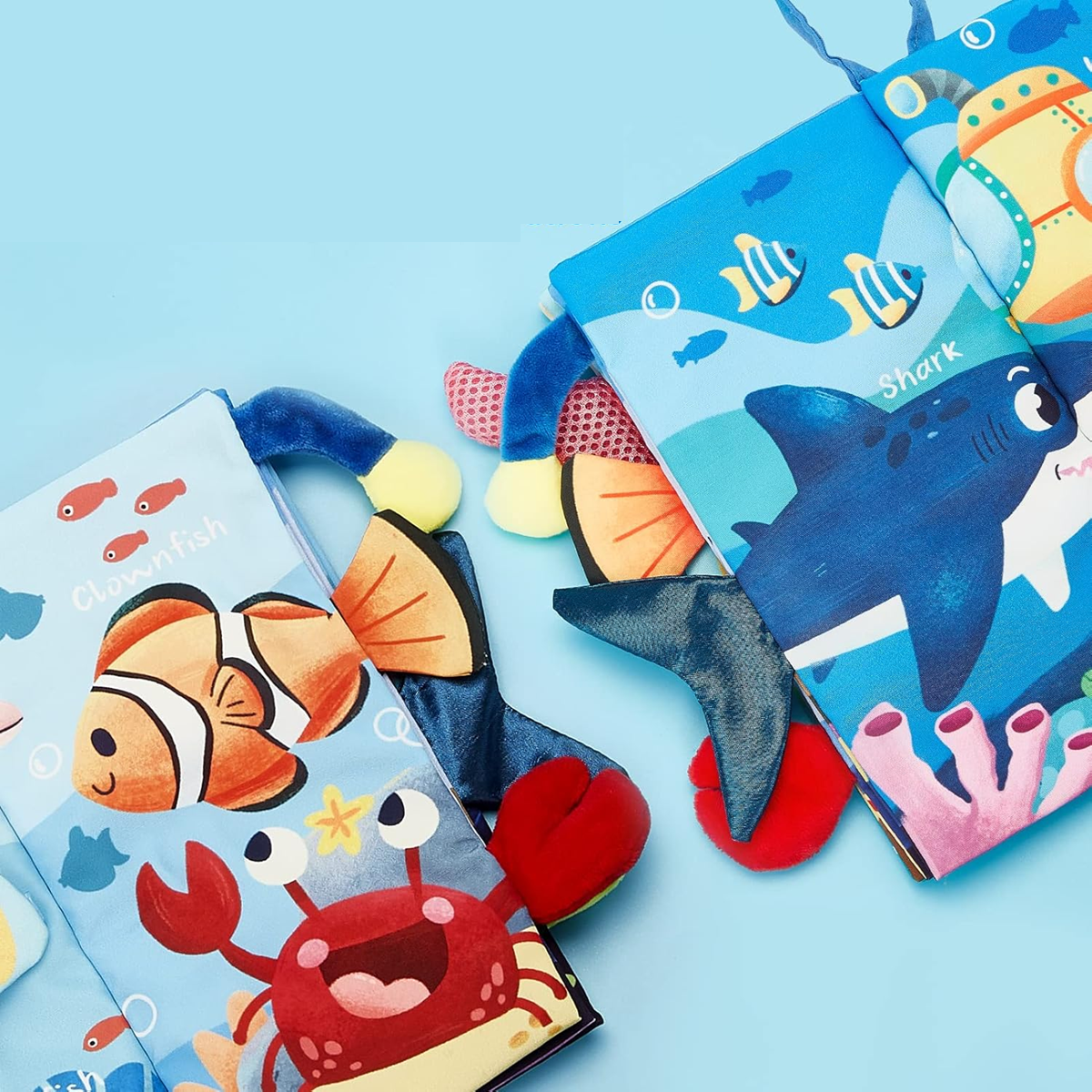 HAHALAND Marine Animals sensory book, pendant