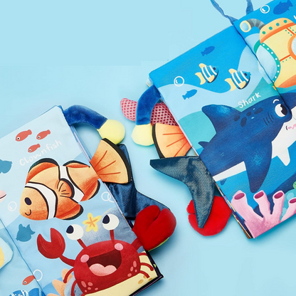 HAHALAND Marine Animals sensory book, pendant