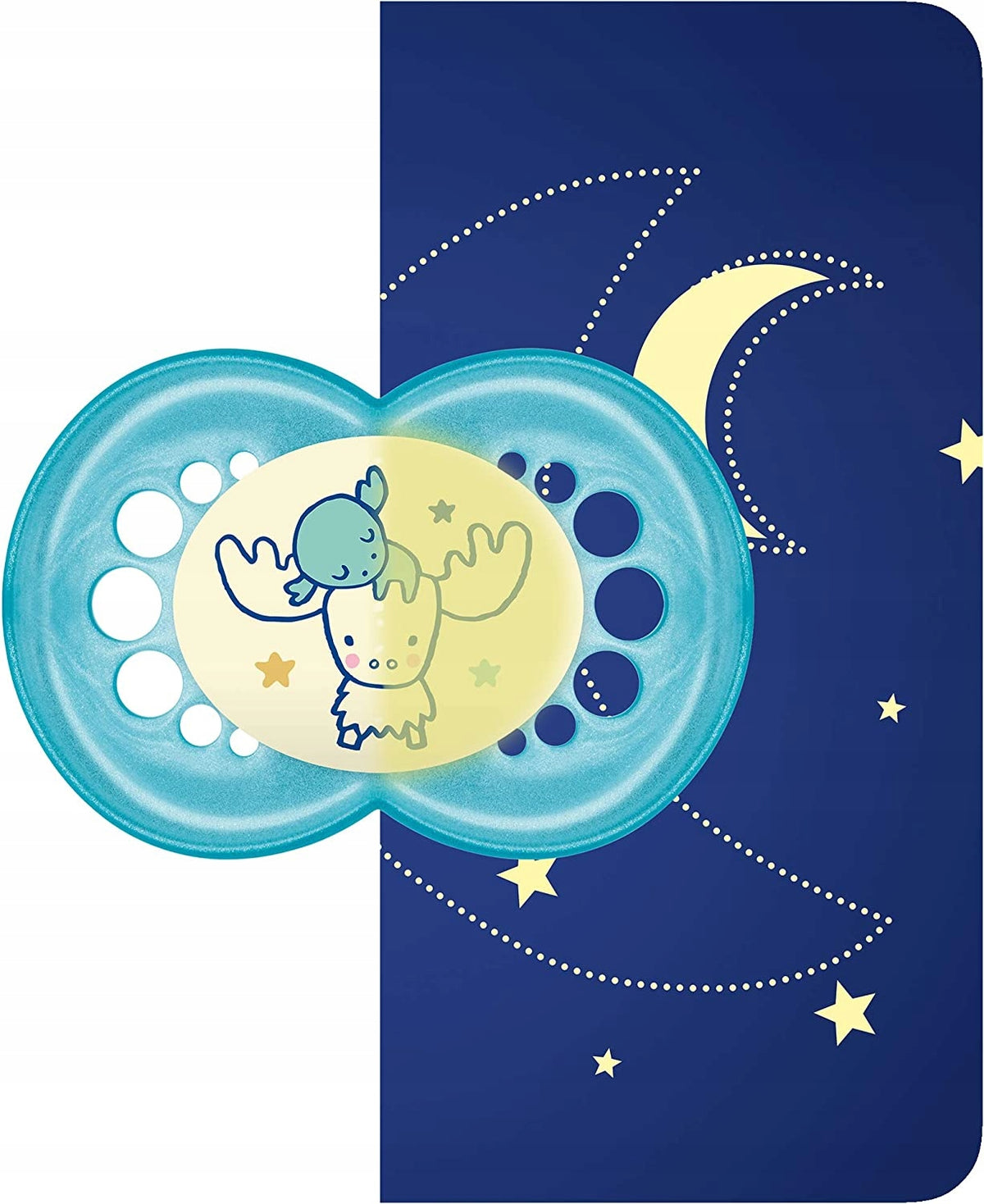 MAM PERFECT NIGHT dudlík uspávací x2 0-6m + box