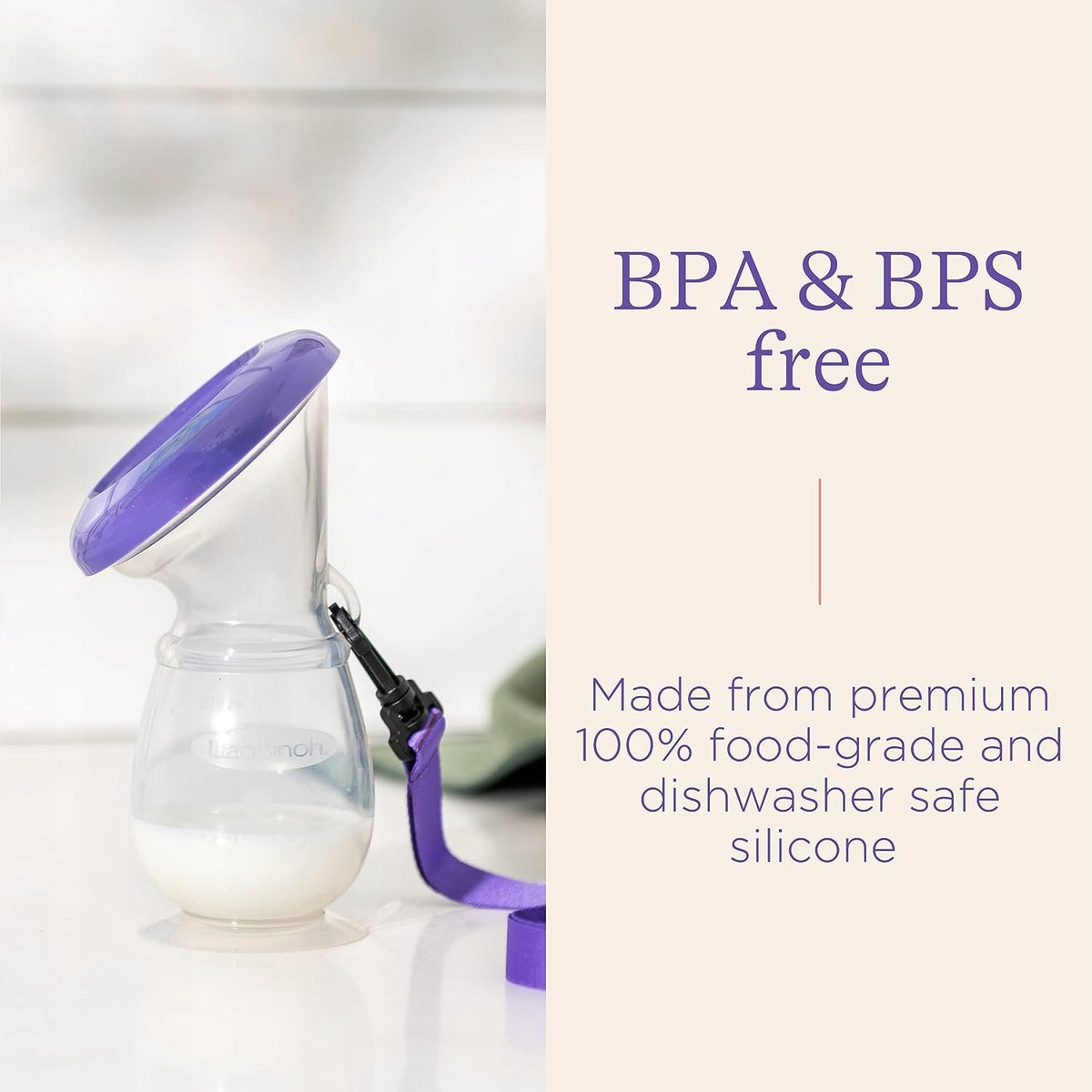 LANSINOH silicone breast milk collector
