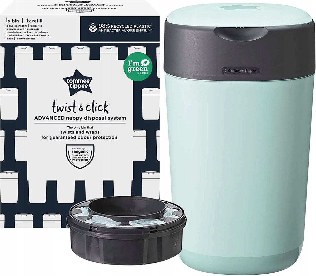 TOMMEE TIPPEE Twist&Click diaper disposal bin