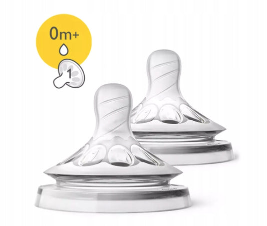PHILIPS AVENT Natural dudlíky na lahve 0m+ x2