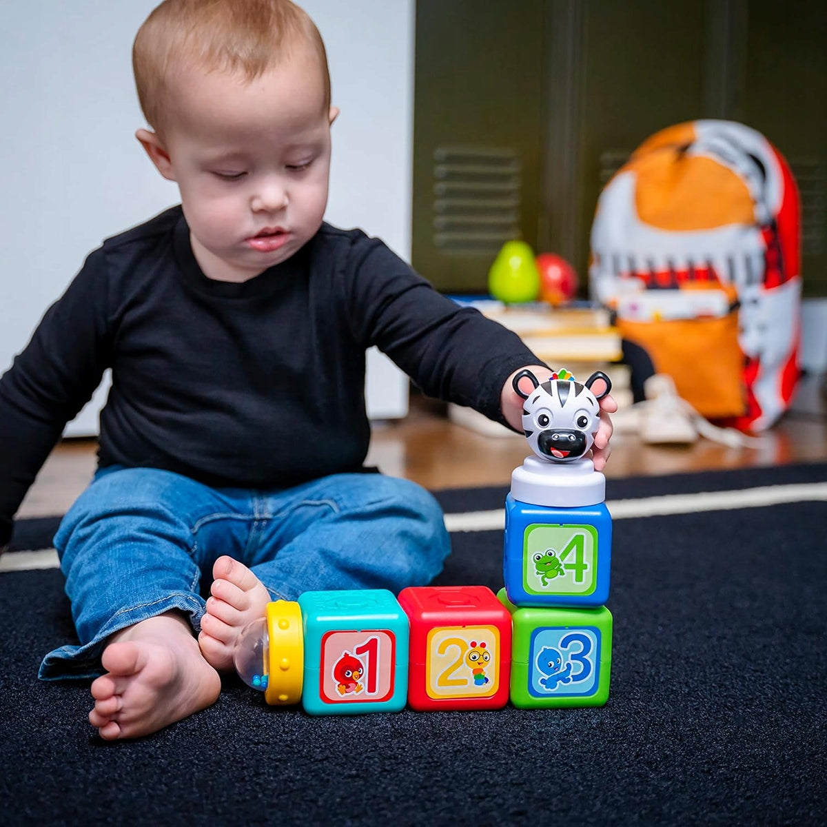 BABY EINSTEIN Connectables Add & Stack klocki magnetyczne 6 sztuk – zdjęcie produktu 5