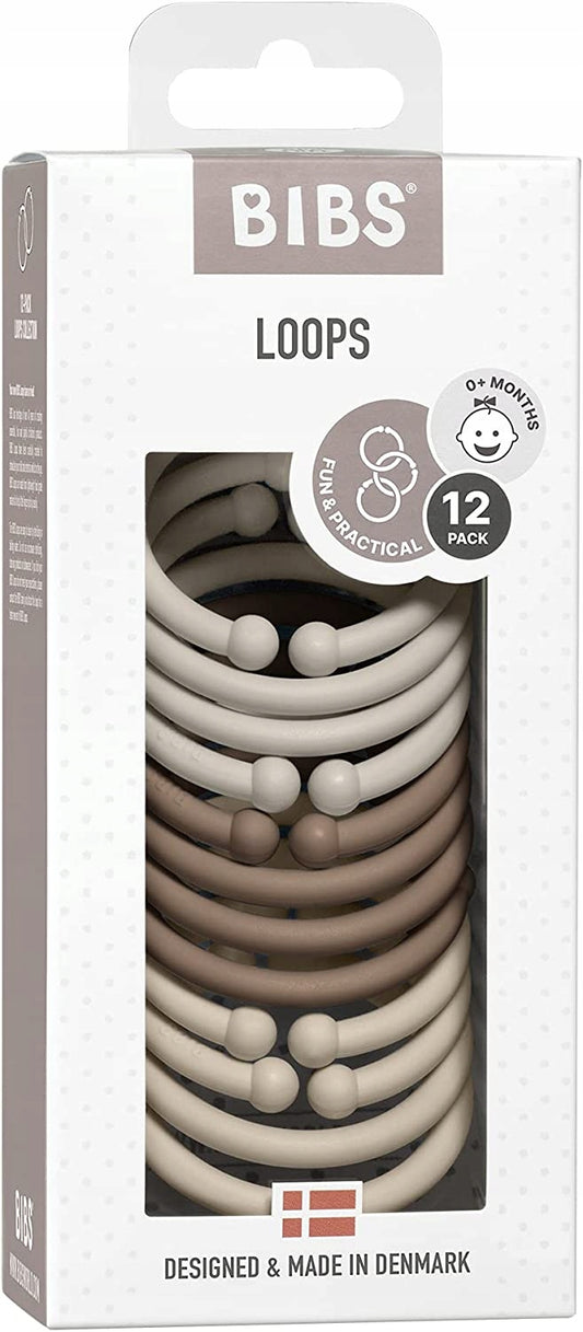 BIBS LOOPS 12x univerzální závěsky
