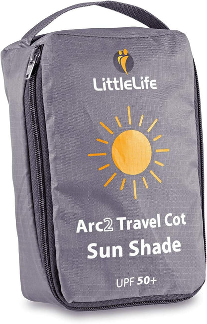 LittleLife Arc2 sunshade for travel cot UPF50+