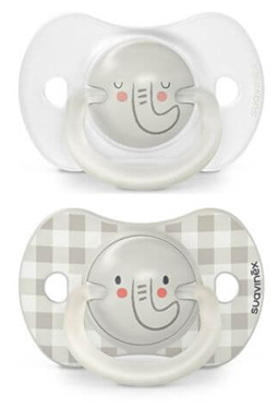 SUAVINEX πιπίλα SX PRO Day&Night x2 σιλικόνη 6-18μ ΦΩΣΦΟΡΙΖΕΙ