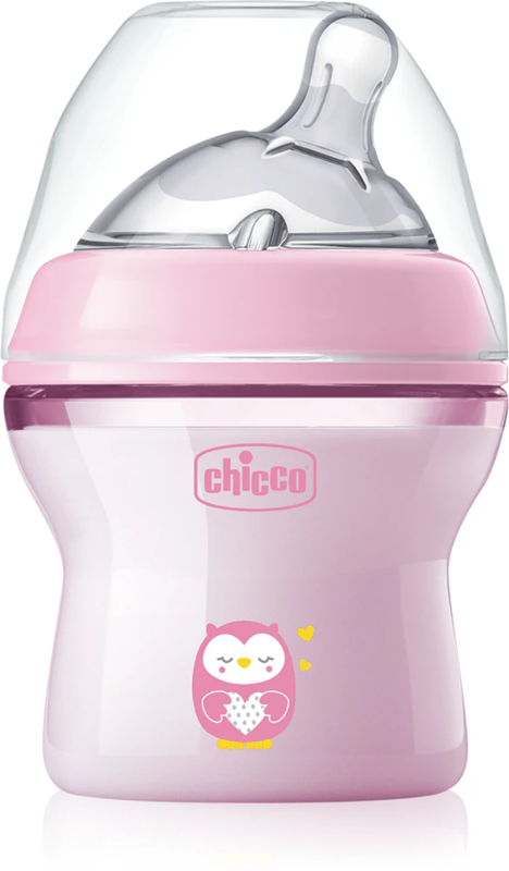 CHICCO NaturalFeeling cumisüveg, 150 ml, 0+, lassú átfolyású