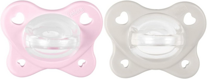 CHICCO Physioforma DUAL SOFT soothing silicone pacifiers x2