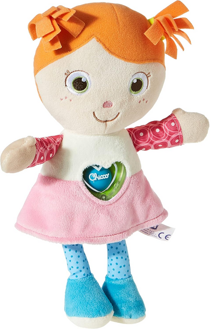 CHICCO doll Emily cuddly toy with rattle