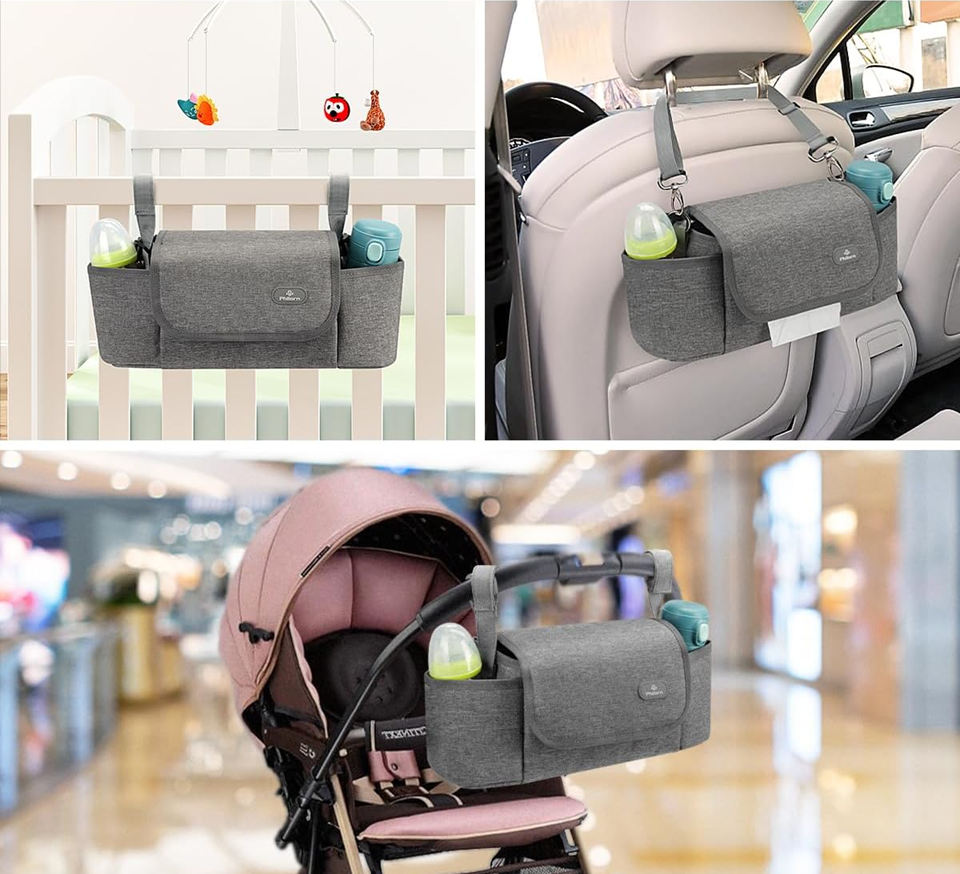 PHILORN stroller and shoulder bag + changing mat