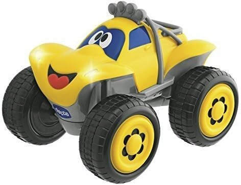 Chicco Billy BigWheels żółty samochód widok z przodu pod kątem