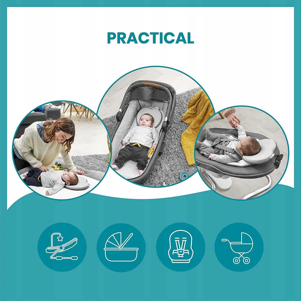 BABYMOOV Lovenest Babykissen 0+ ORGANIC – Produktbild 3