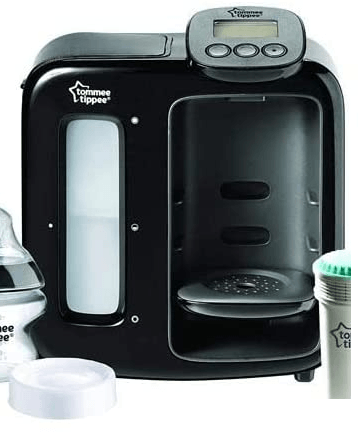 TOMMEE TIPPEE Perfect Prep EKSPRES Day&Night podgrzewacz do mleka, czarny, zasilanie sieciowe, niemal idealny stan