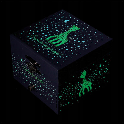 TROUSSELIER wind-up glow-in-the-dark music box SOPHIE LA GIRAFE