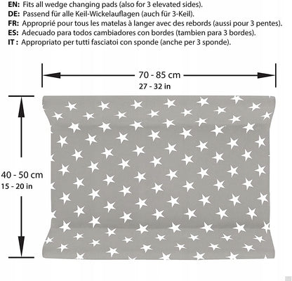 LILLY AND BEN 2 x terry cloth cover for changing table