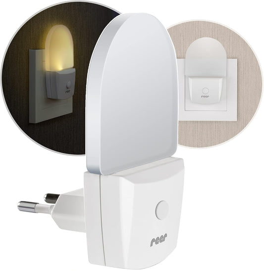 REER NightGuide LED noční světlo do zásuvky s vypínačem 6 x 9,5 cm