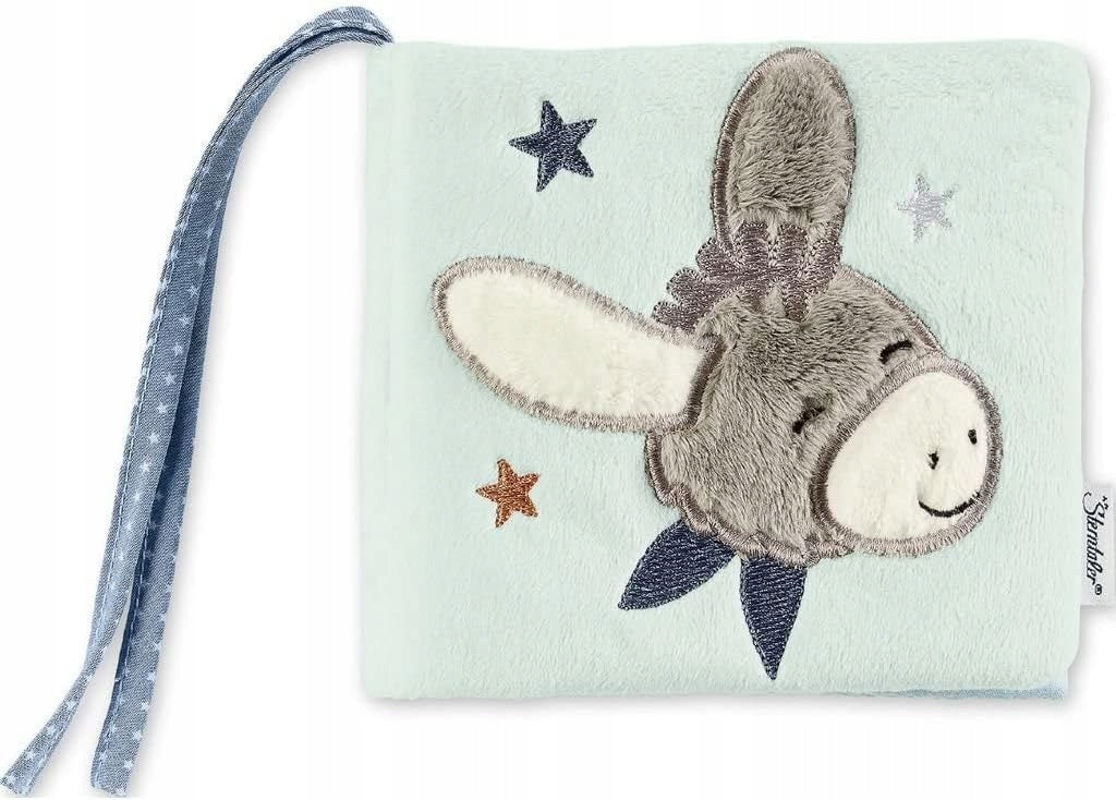 STERNTALER Donkey Emmisensory bookletage 0 +colour bluewidth 11 cm, length 13 cm (when closed)fabricfree of