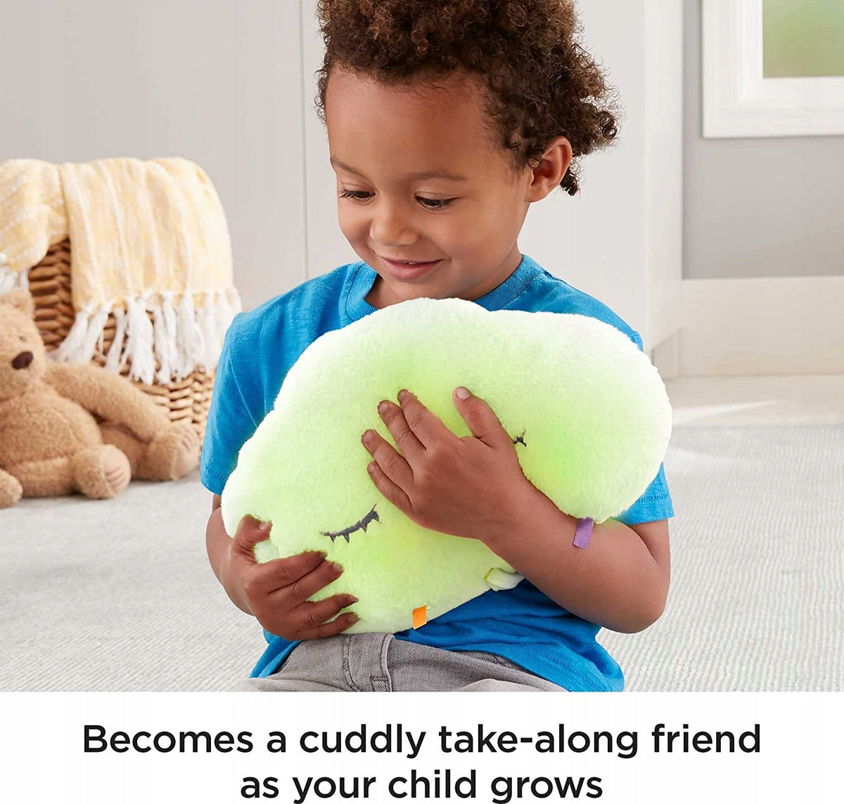 FISHER PRICE sleepy cloud cloud cuddly toy with music box