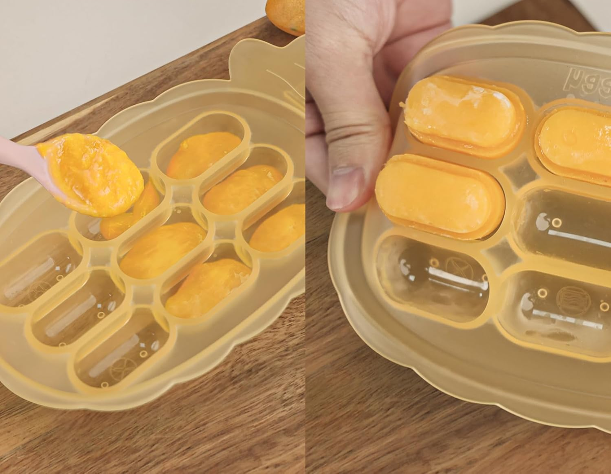 HAAKAAfood freezer traycolour orangedimensions shown in one of the photos under the descriptioncapacity 9 x 8