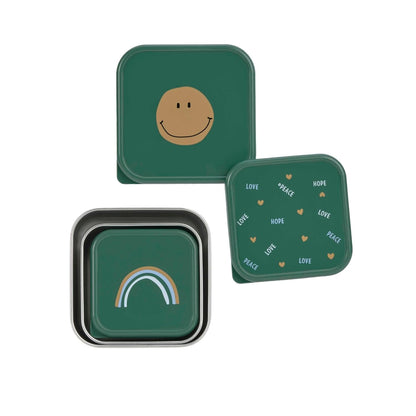 LASSIG Snackbox stainless steel SNACK BOXES x3