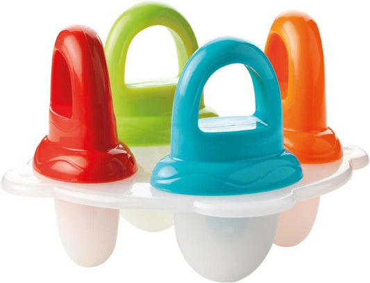 NUBY forma na nanuky ve tvaru dudlíku 4 kusy + tác do mrazáku