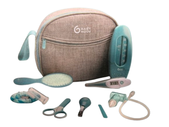 BABYMOOV baby care set, 9 pieces + toiletry bag