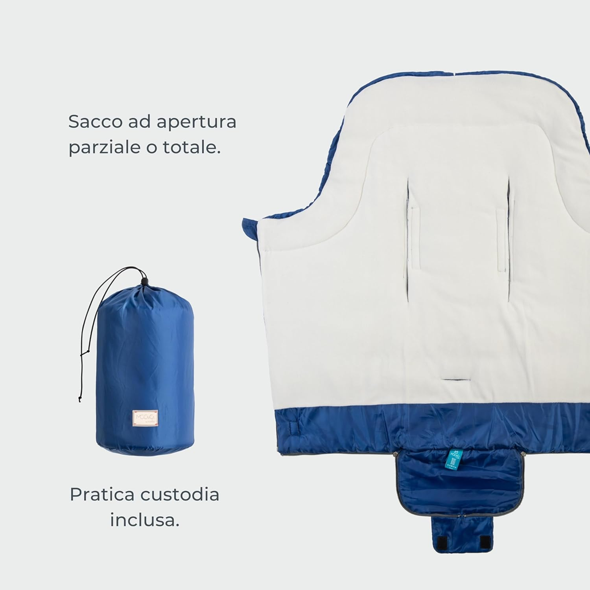 MOOVO NUVITA universal footmuff for strollers, 6–36 months