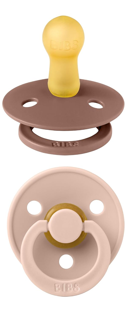 BIBS COLOUR πιπίλες 2 τεμαχίων από καουτσούκ, 0-6 μηνών
