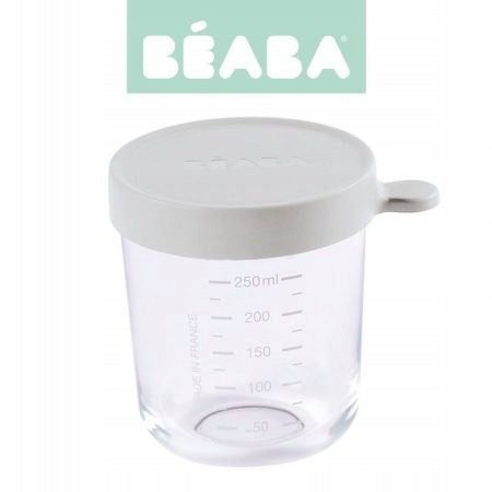 BEABA 250 ml glass baby food jar