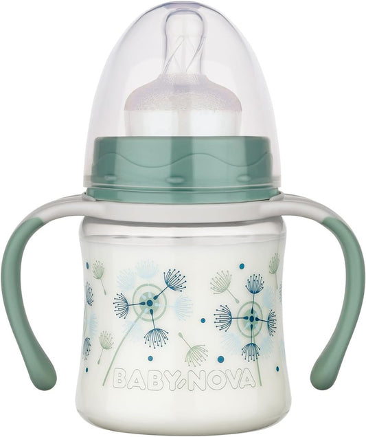 BABYNOVA Learner Bottle láhev 150 ml pomalý průtok 0-24 m