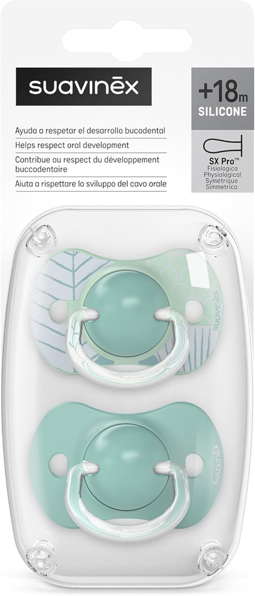 SUAVINEX SX Pro silicone soothing pacifiers