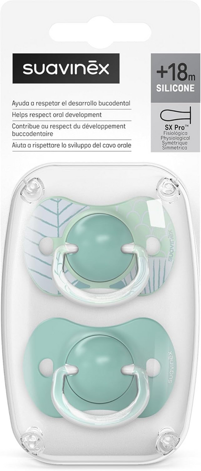 SUAVINEX SX Pro silicone soothing pacifiers