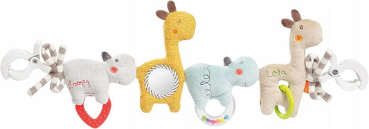 FEHN LOOPY & LOTTA babakocsihoz, kiságyhoz és autósüléshez való függő lánc, 55 cm