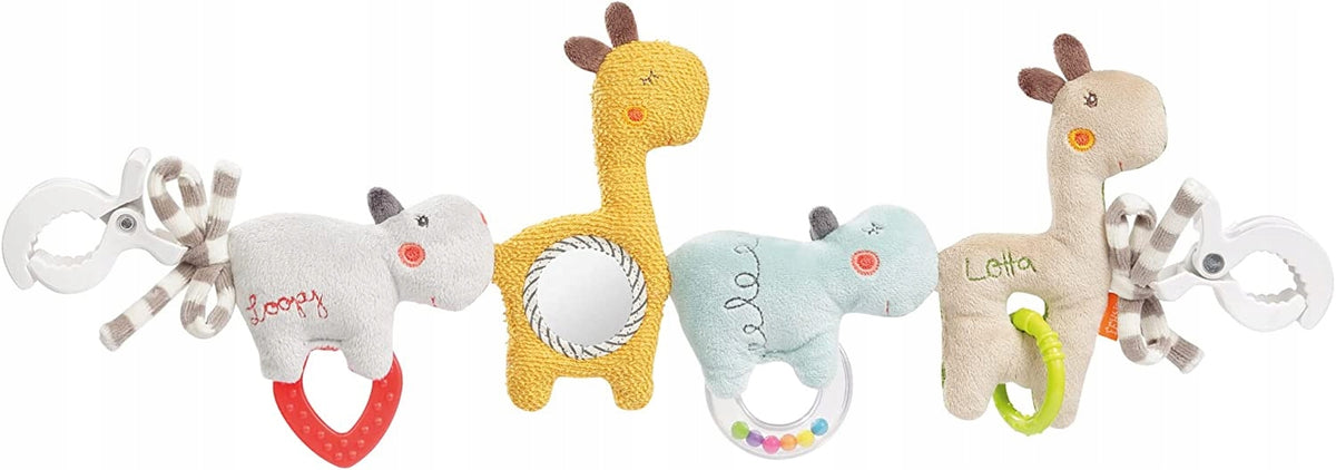 FEHN řetízek závěsný na kočárek, postýlku, autosedačku LOOPY & LOTTA 55 cm