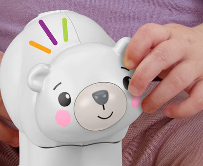 FISHER-PRICE smyslový jezdící lední medvídek pro učení lezení 9 m+