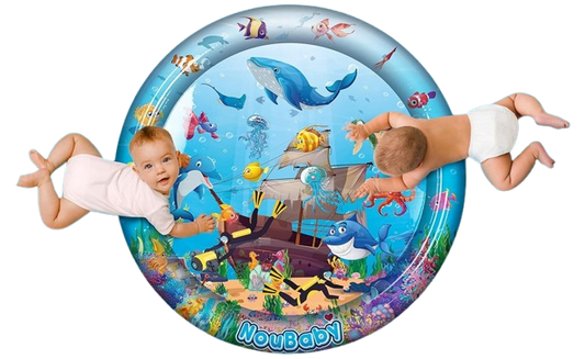 NOUBABY XXL Wassermatte für die Bauchlage 100 cm OCEAN