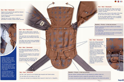 HOPPEDIZ hop-tye ergonomic baby carrier