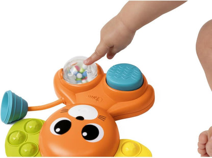 CHICCO Sensory Mouse with rattle and squeaker Pop It 18 x 19 cm