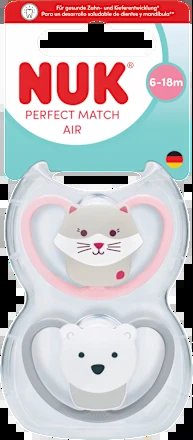 NUK Perfect Match Air pacifiers 6-18 months