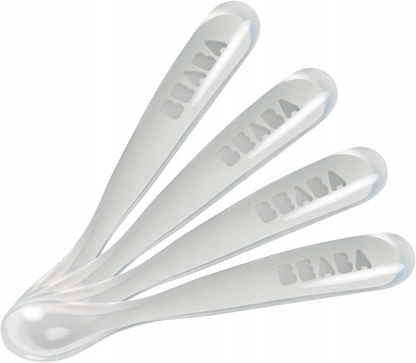 BEABAset of silicone spoonscolour as on first picturestainless steelBPA-freeNew condition