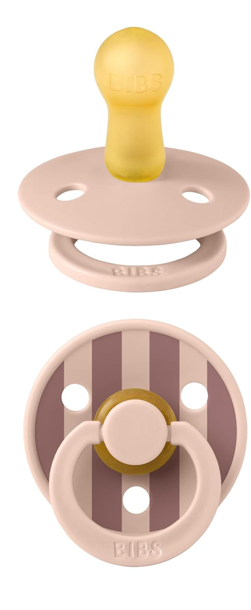 BIBS COLOUR STUDIO dudlíky uklidňující 2ks kaučuk 0-6 měsíců