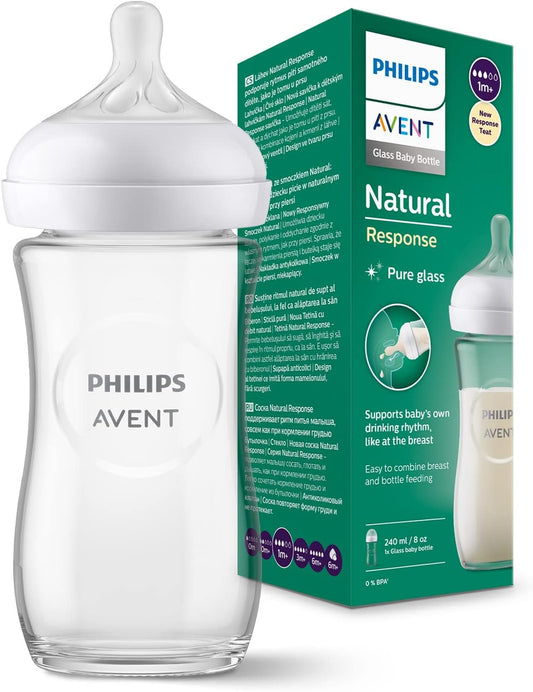 PHILIPS AVENT Natural RESPONSE láhev 240 ml 1 měsíc+ SKLO