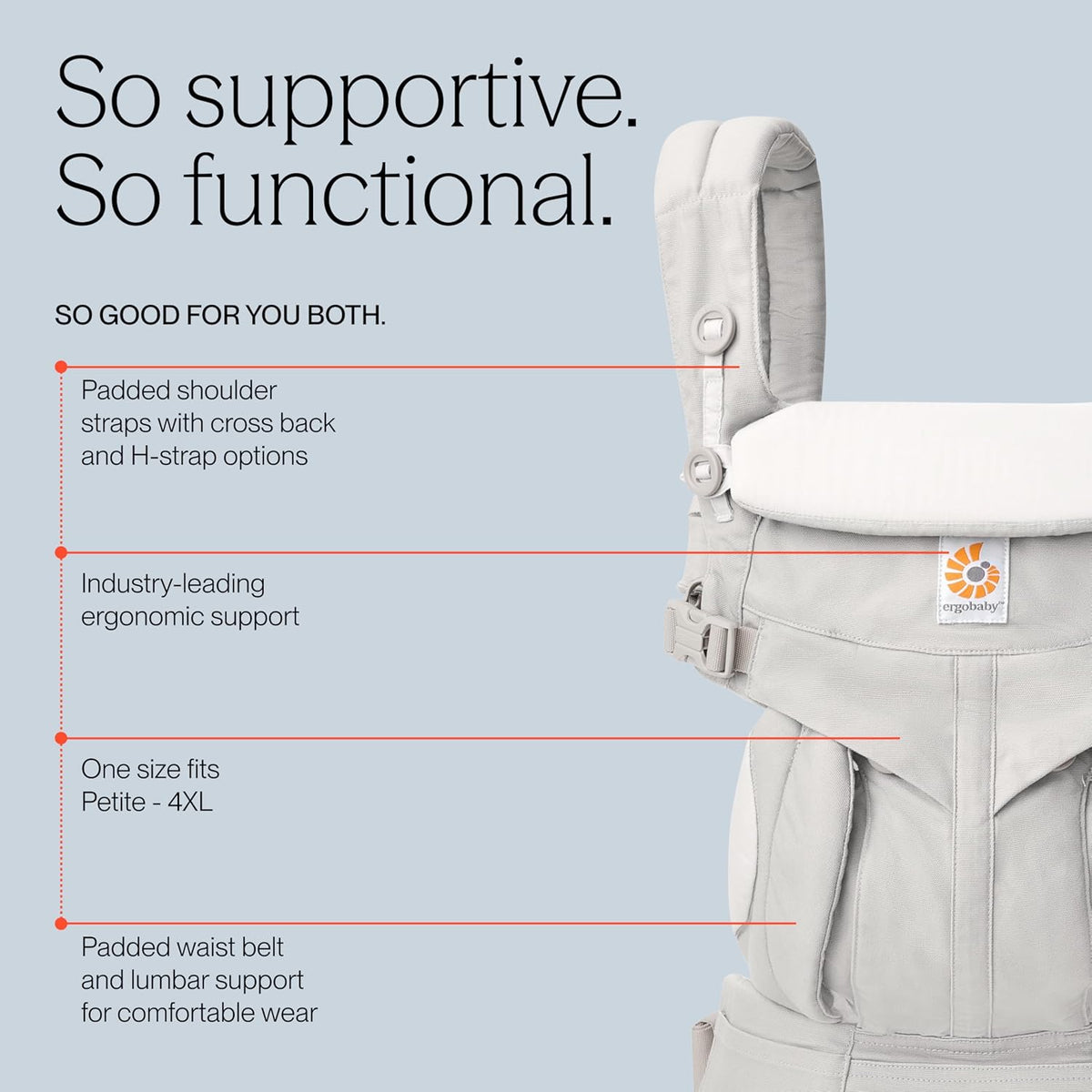 ERGOBABY OMNI 360 ergonomic baby carrier 3.2–20.4 kg