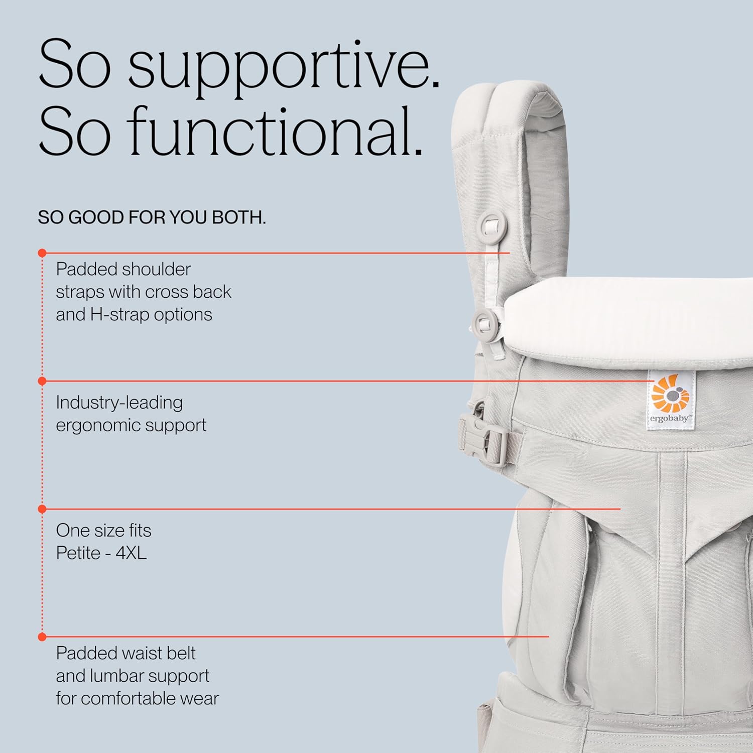 ERGOBABY OMNI 360 ergonomic baby carrier 3.2–20.4 kg