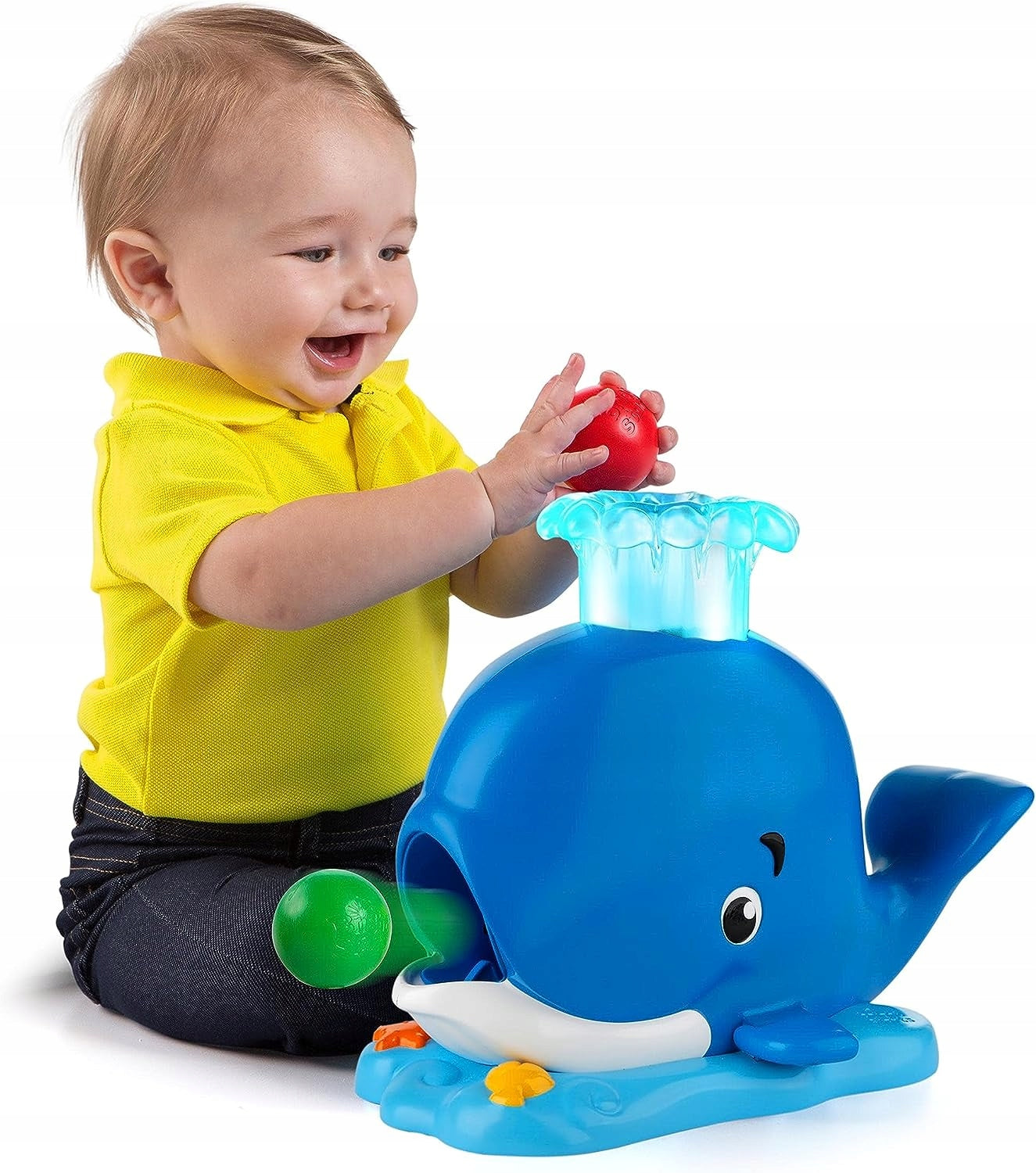 BRIGHT STARTS whale bouncing balls